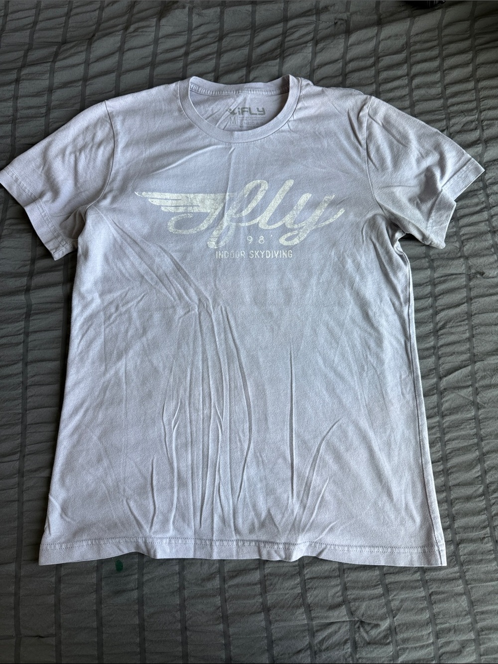 iFly Indoor Skydiving Logo Tee - Light Blue
